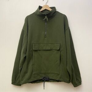 Urban Outfitters Oversize Quarter Zip Pullover Sweatshirt